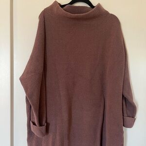 Free People Ottoman Tunic Sweater Relaxed Fit Knit